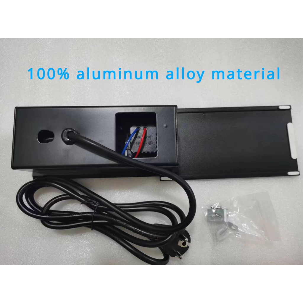 Stop Kontak 3 Lubang Geser Sliding Metal Besi Meja Kantor Colokan Meja Tanam Plat Besi Aluminium