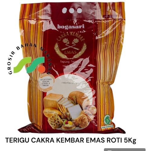 

TERIGU CAKRA KEMBAR EMAS ROTI 5kg