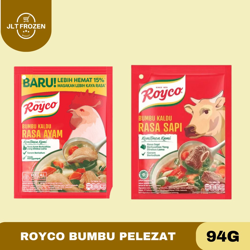 

Royco Bumbu Penyedap Rasa Serbaguna / Bumbu Kaldu Ayam Serbaguna - 94g