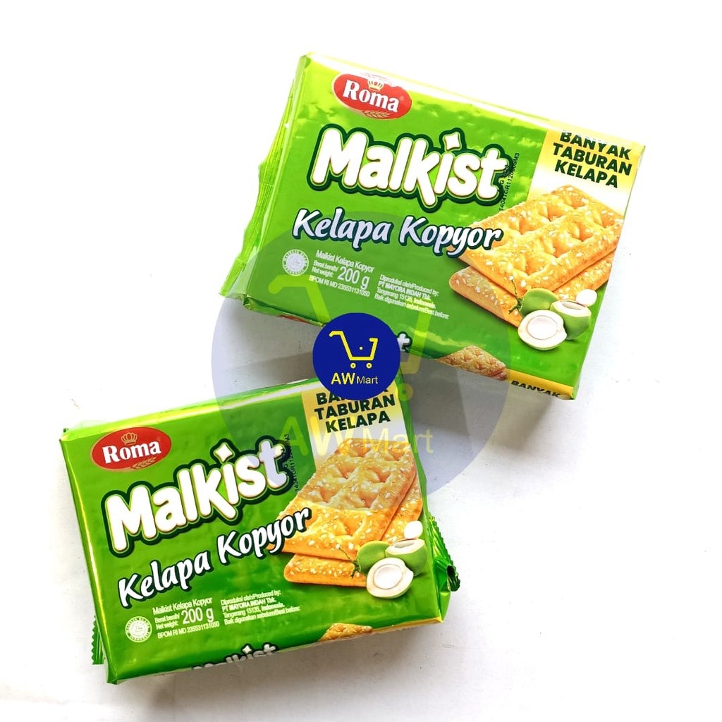 

ROMA MALKIST KELAPA KOPYOR 200GR