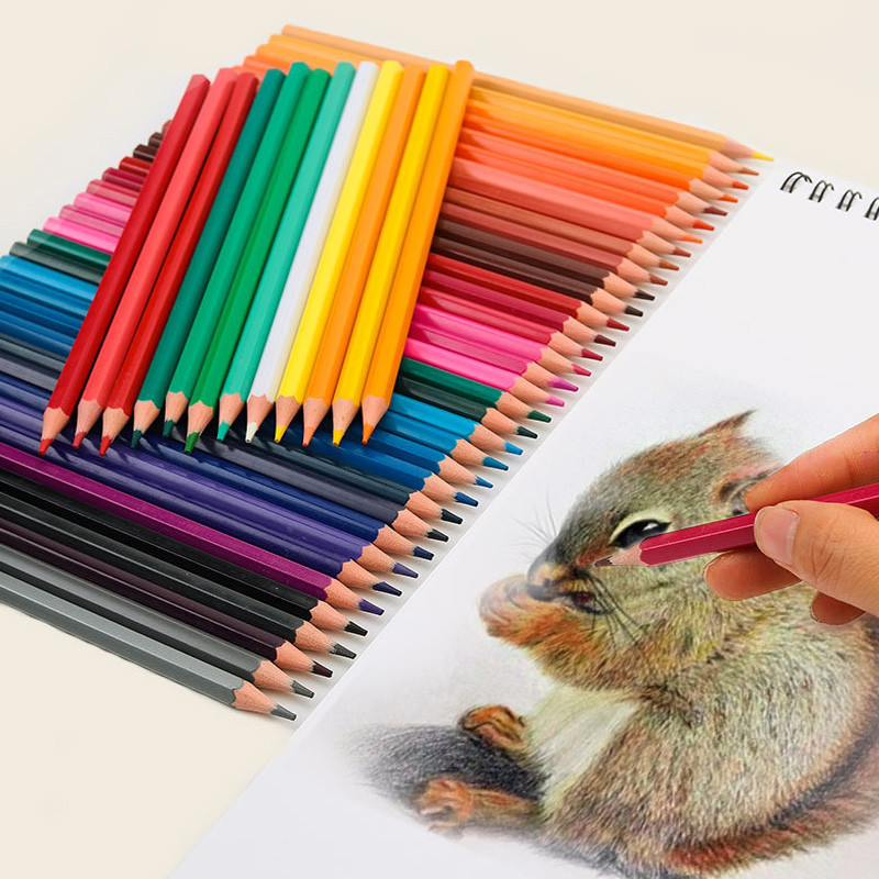 

12/18/24/36/48 Colored Pencil Set Student Sketch Drawing DIY Graffiti Pen Art Anime Coloring Crayon School Supplies