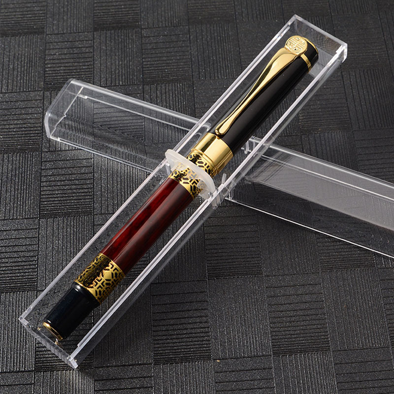 

30Pcs Acrylic Pen Boxes Clear Ballpoint Pen Case Pencil Gift Box Pen Storage Container Pen Case Empty Case Collection