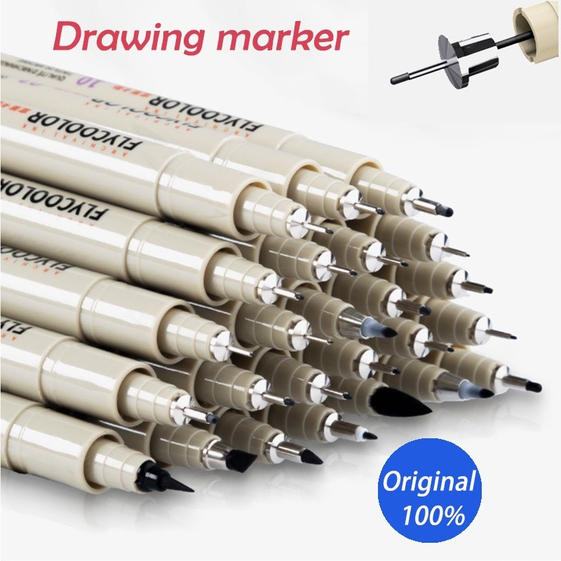 

Brush Pen Soft Tip/Pen Art Markers Hard Tip/Soft Tip Marker for art drawing/Pulpen Seni —Hibio Present