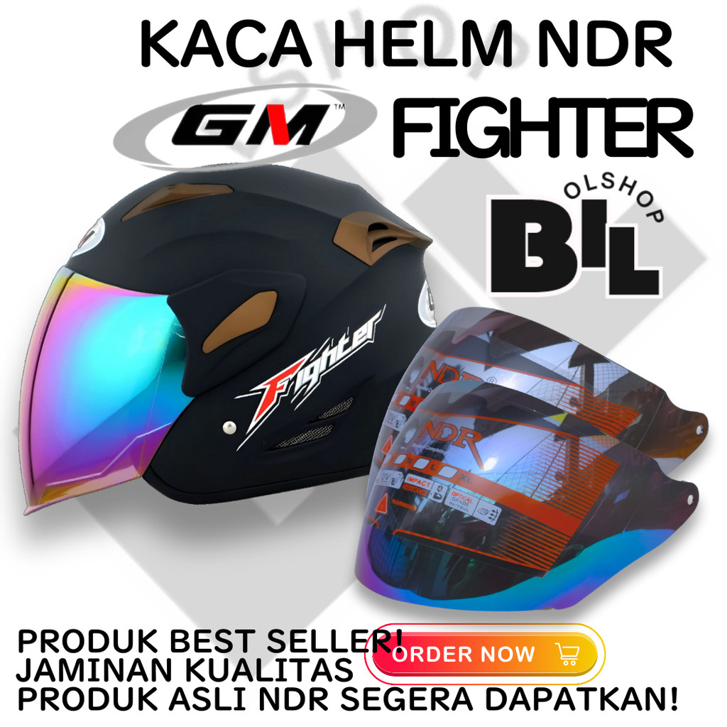 Kaca Helm | Visor | GM FIGHTER by NDR1 helmet gm