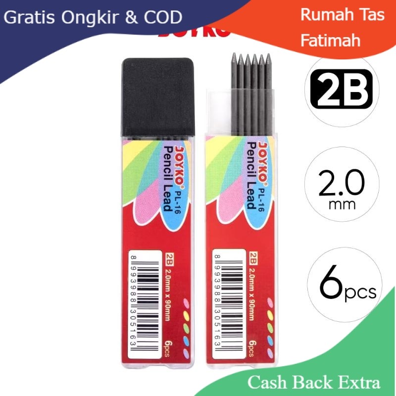 

Promo REFILL PENSIL MEKANIK 2.0 MM JOYKO / REFILL PENSIL BENSIA By Rumah Tas Fatimah