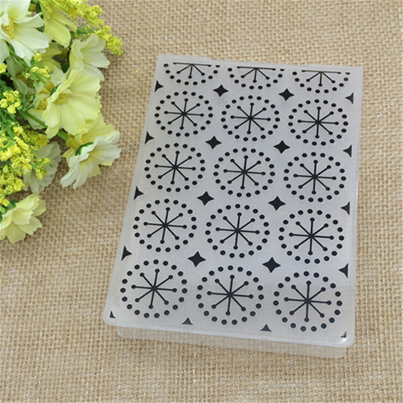 

PLASTIC EMBOSSING FOLDER Sporadic grid DIY scrapbook album card packing decoration cutting dies paper craft making