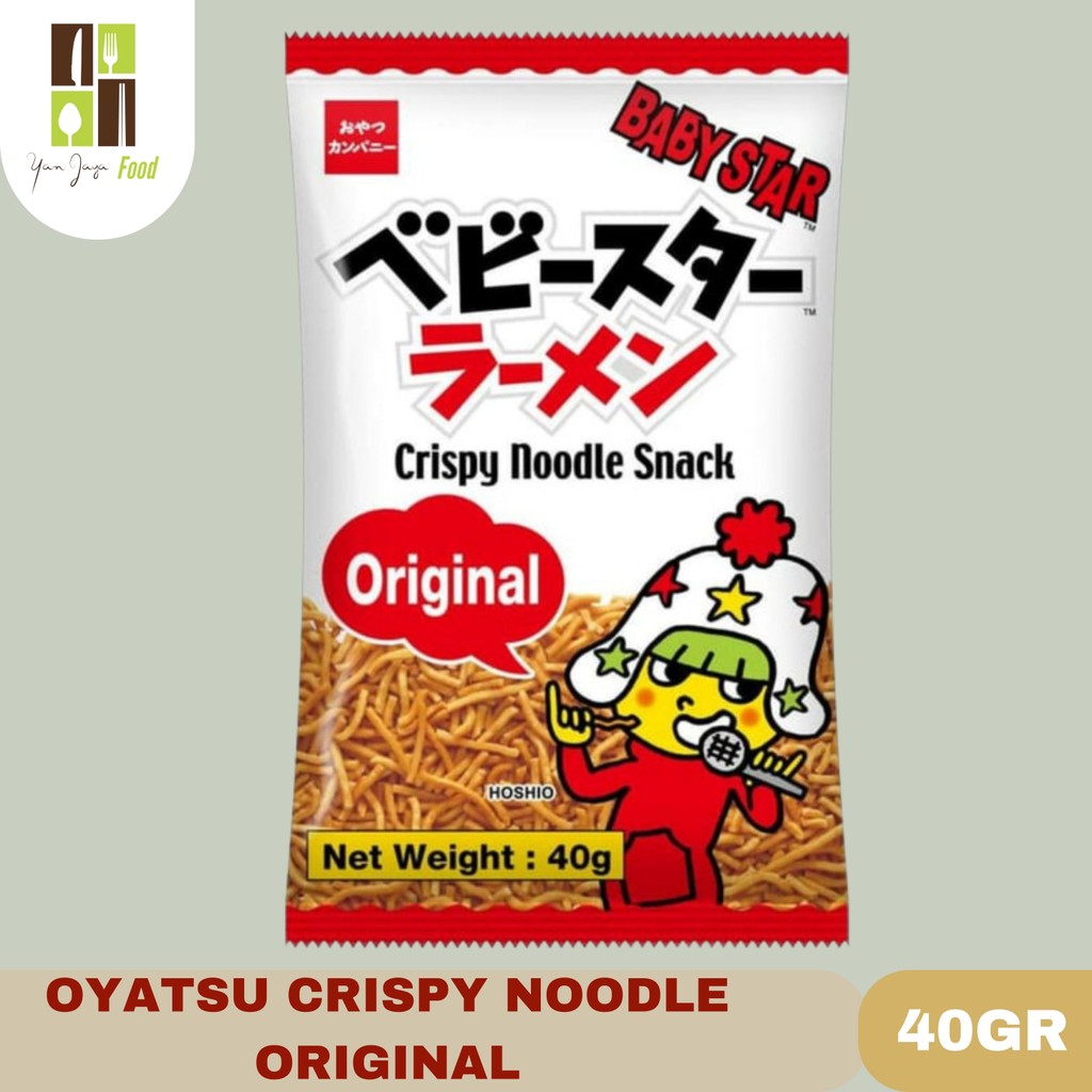 

Oyatsu baby star crispy noodle / snack mie kering jepang 40gr - Japanese fried, 40gr