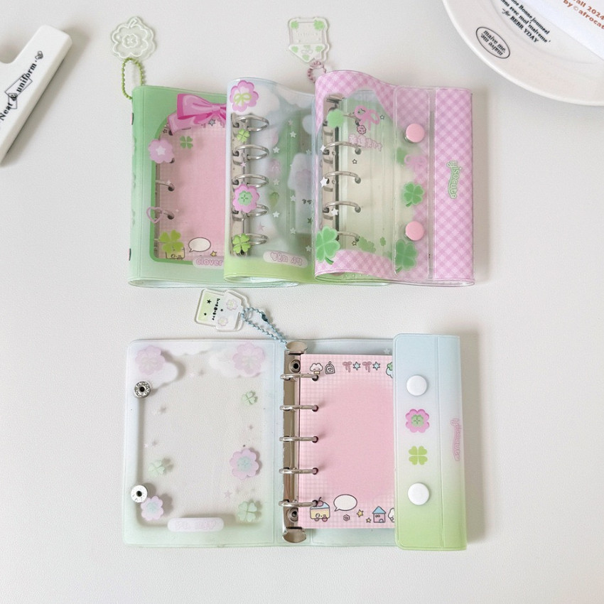 

Bibimcat - (M5 SIZE) Binder Journal Buku Agenda (SET + KERTAS) / Buku Tulis Catatan Diary Mini Lucu