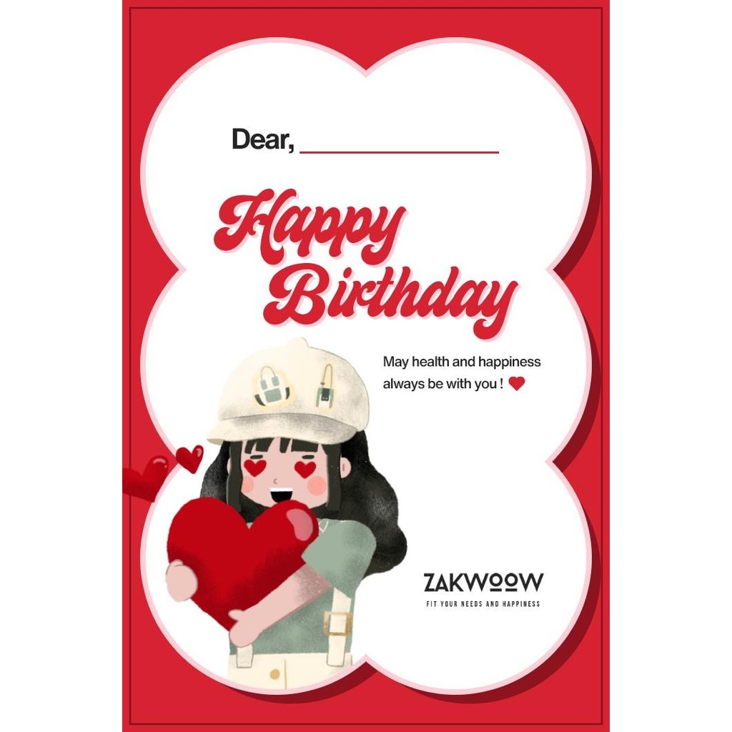 Zakwoowstyle Zakwoow's Greeting Card | Kartu Ucapan Lucu