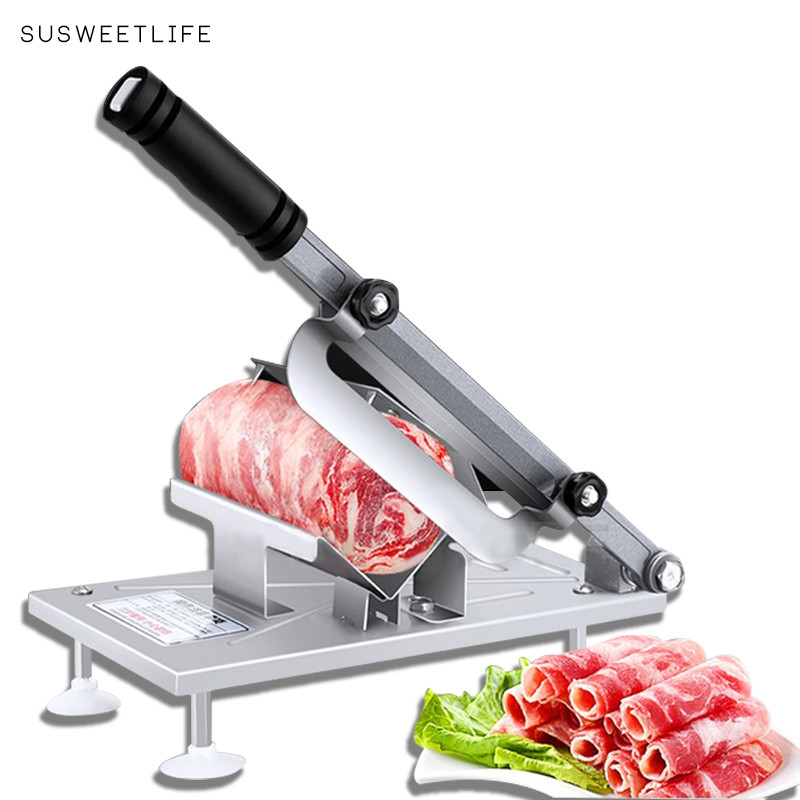 Meat slicer Slicer Sliced meat cutting machine  slicer Automatic meat delivery Desktop Easy-cut froz