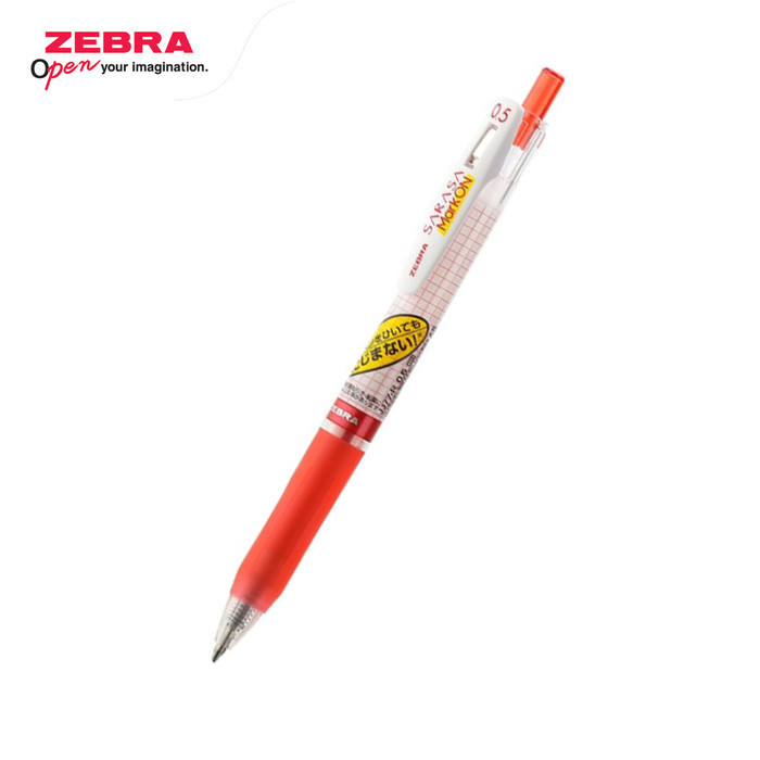 

TERBARU Zebra Gel Pen Pulpen Sarasa Mark On - 0.5 mm - Fast Dry - Merah