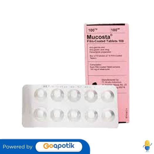 Mucosta 100 Mg Box 100 Tablet