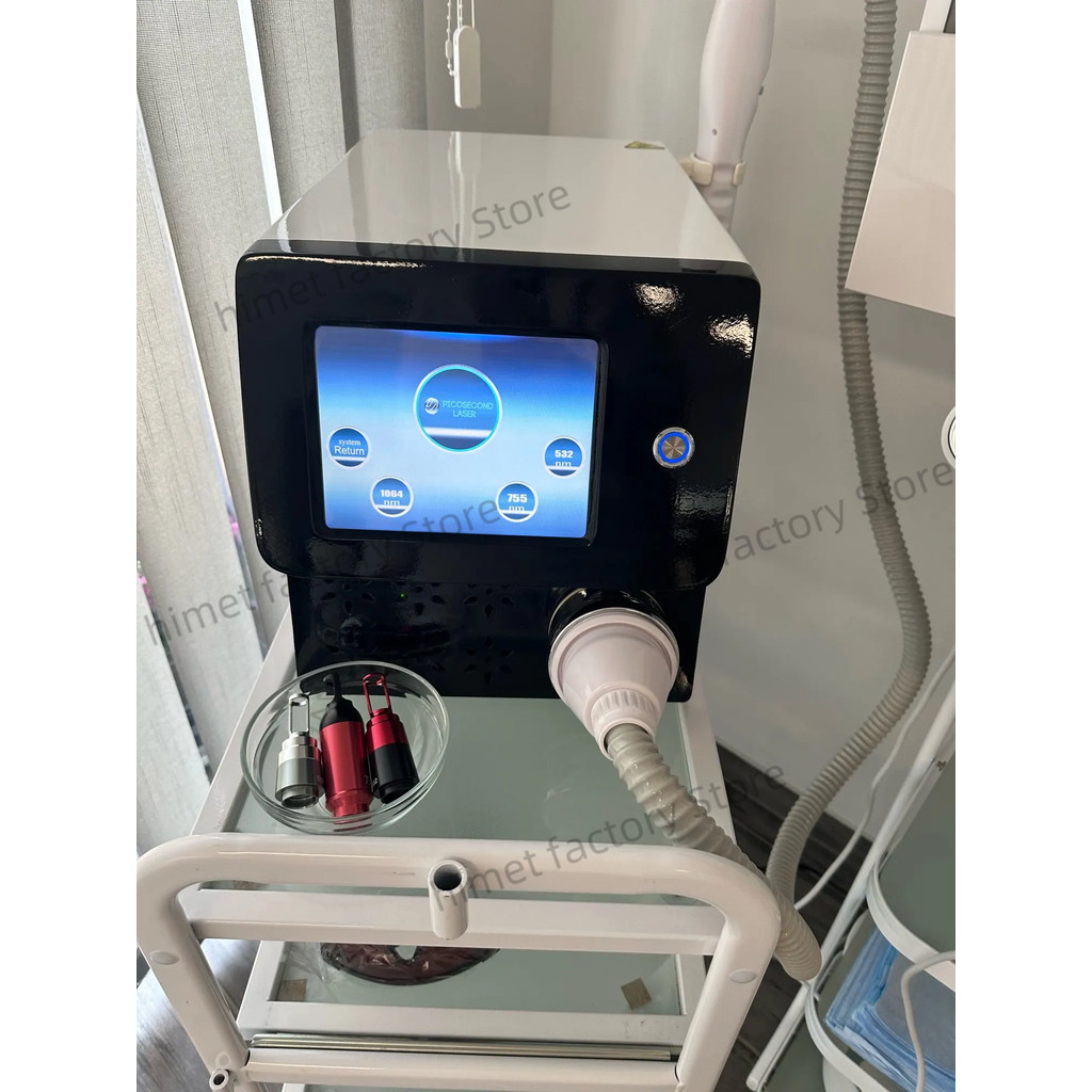 Picosecond nd yag laser 1064+532+755+1320 Beauty pico tattoo remvoal q switched machine