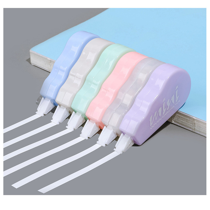 

6 pcs/set Cute Mini Morandi Color Correction Tape Kawaii Small Portable Writing Correct Tape Tool School Student Stationery