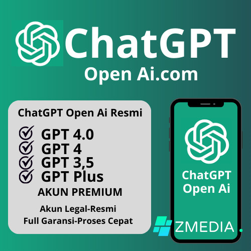 ChatGPT 4 Chat Gpt Open Ai Resmi Premium 1 Tahun Full garansi
