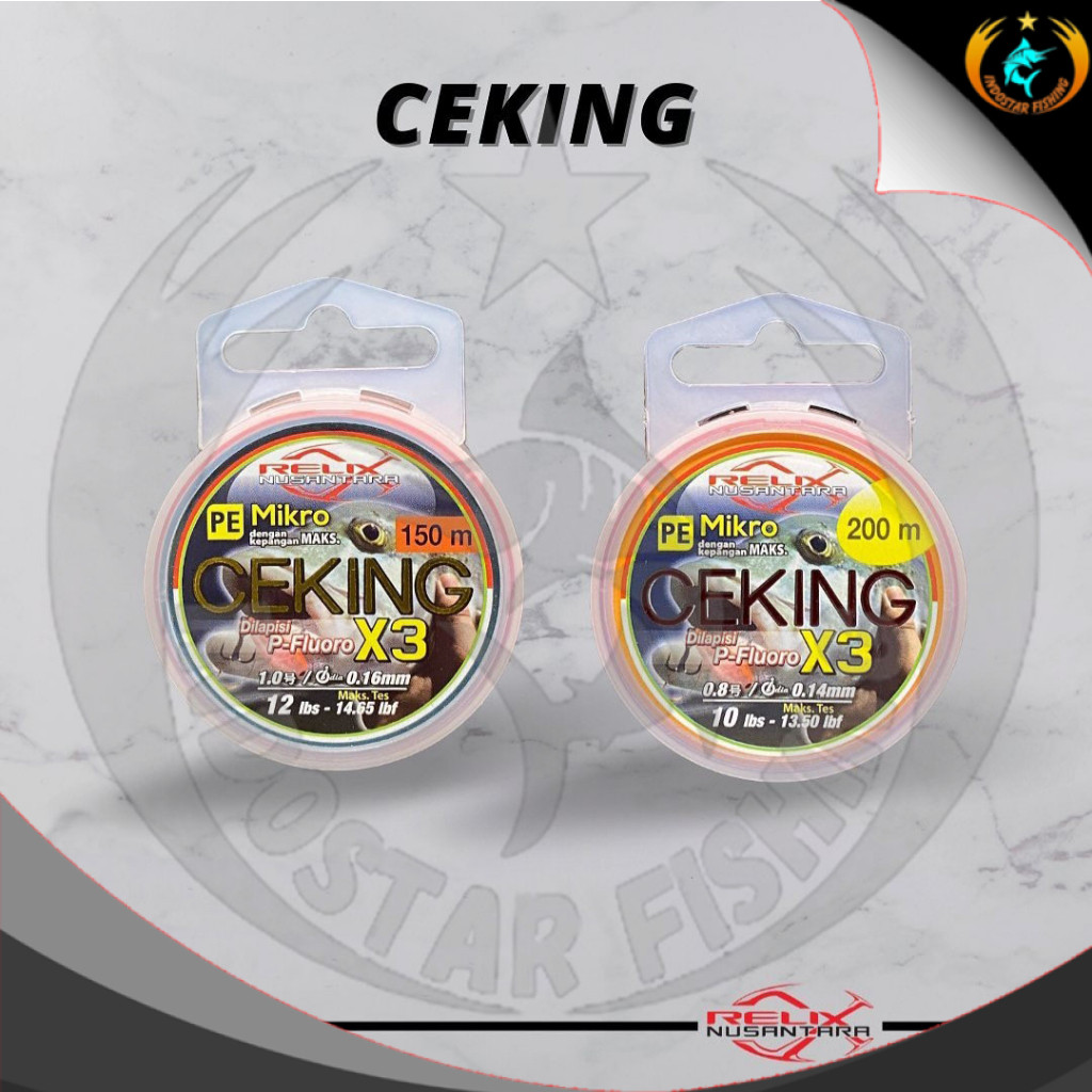 INDOSTAR SURABAYA SENAR PANCING MICRO PE CEKING X3 RELIX NUSANTARA