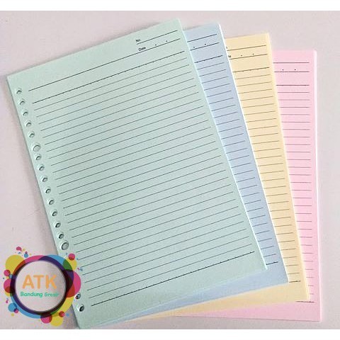 

Kertas Binder Big Boss Loose Leaf Color A5 100 Lembar SHSNP - Pink