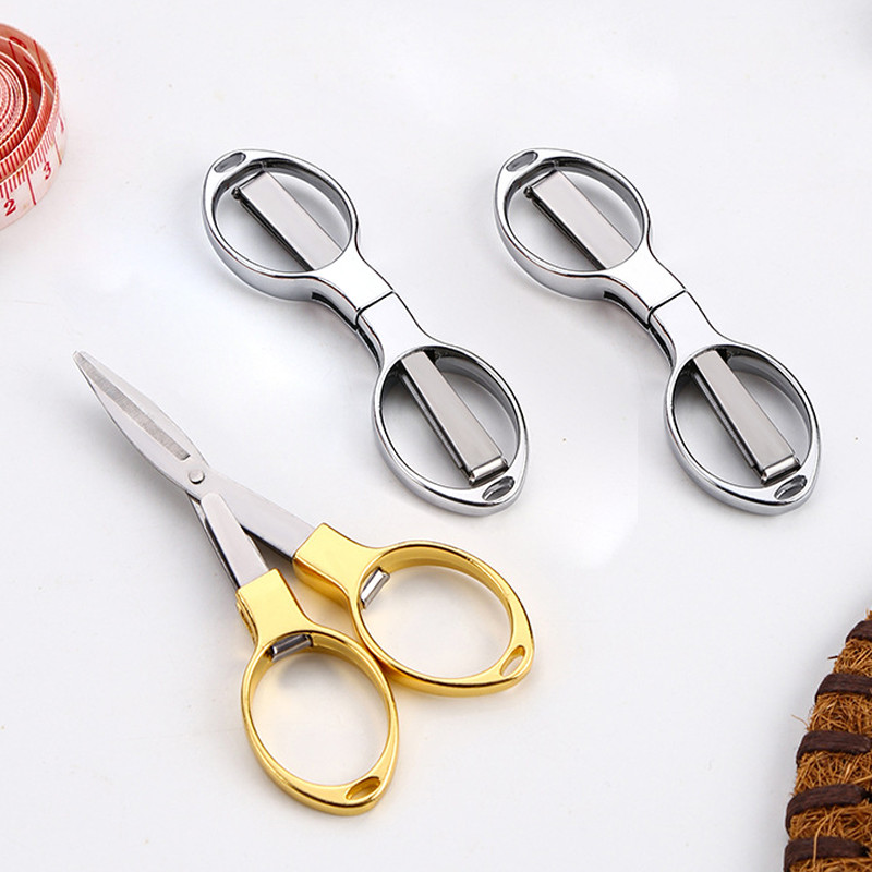 

Gunting Lipat Stainless Steel Folding Scissors Gunting Kacamata Umroh Dan Haji Gunting Kapas