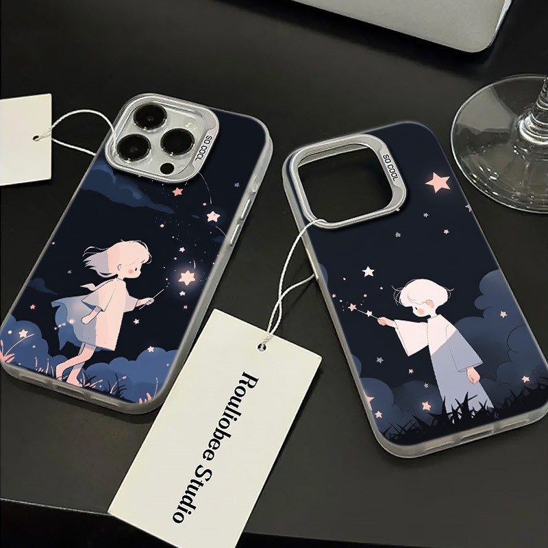 ⚡NEWS⚡Case Couple OPPO Compatible For iPhone Case OPPO Cocok Untuk OPPO A15 A16 A16K A17 A8 A38 A5 A