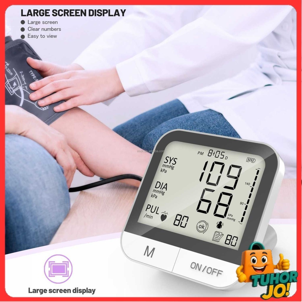 TaffOmicron Tensimeter Digital Pengukur Tekanan Darah Voice English - BMP-A7VL
