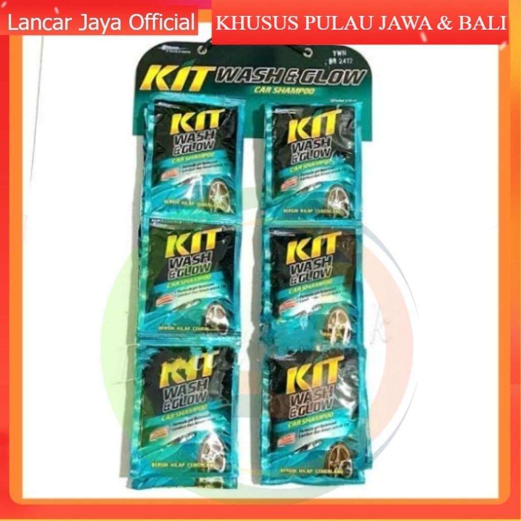 [GROSIR] KIT WASH & GLOW |KIT SHAMPO MOBIL | KIT MOTOR SHAMPO 1 PAK ISI 24