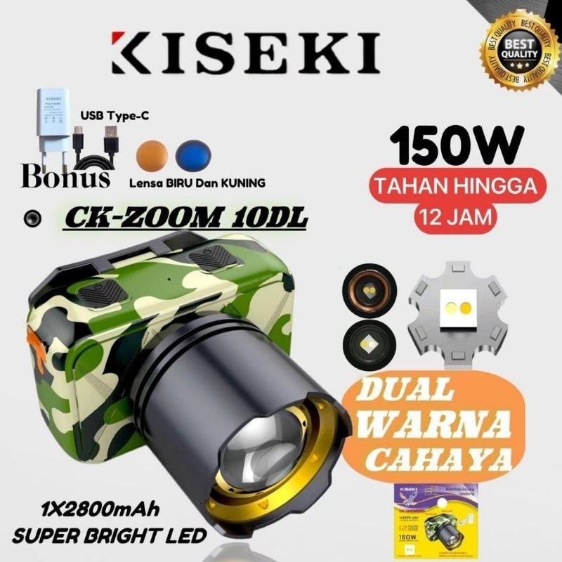 SENTER KEPALA KISEKI CK-ZOOM 10DL/12DL/13DL 200 WATT 300 WATT 350 WATT