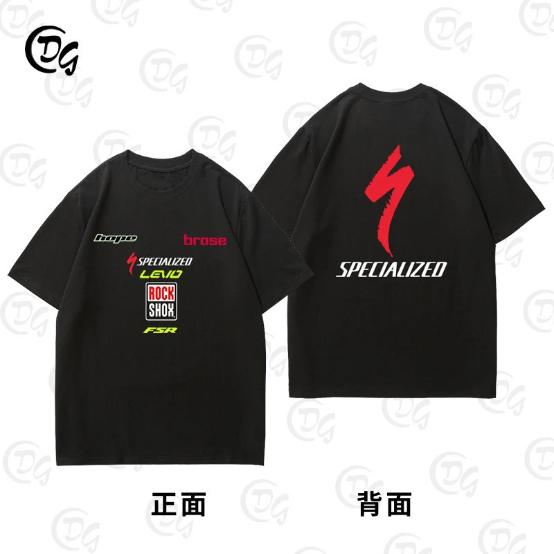 2025 Lightning Sepeda Gunung Khusus Downhill Bersepeda Kaos Lengan Pendek Pria Musim Panas Kaos Dasa