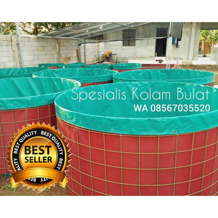 Terpal Kolam Bulat Diameter 2M