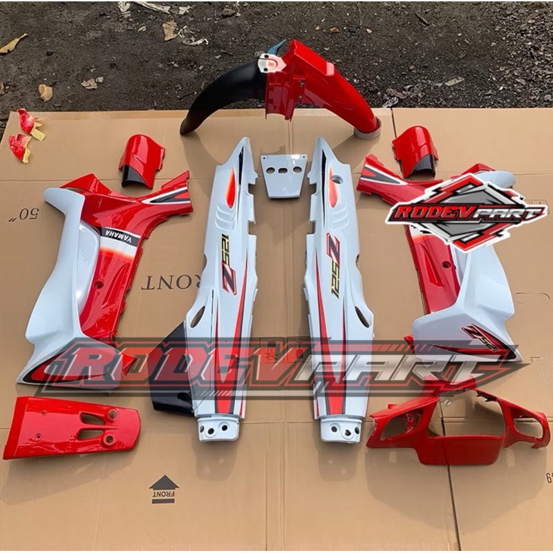 Fullset Body Halus Fizr Variasi 125Z PNP Fizr warna Ferari Putih terlaris