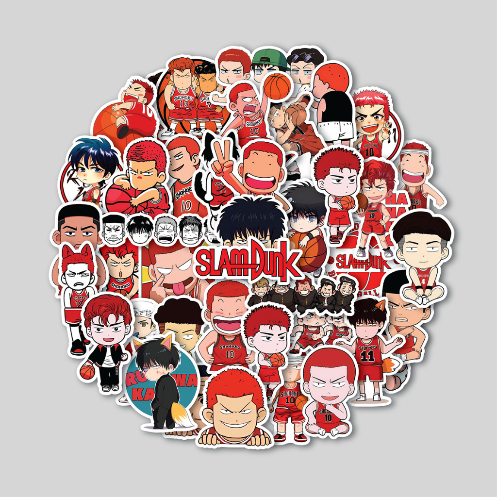 

STICKER PACK SLAMDUNK CHIBI | STICKER TUMBLR | STIKER LAPTOP KOPER HELM