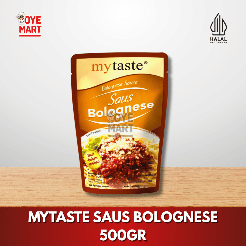

MYTASTE SAUS BOLOGNESE 500GR / SAUCE SPAGHETTI