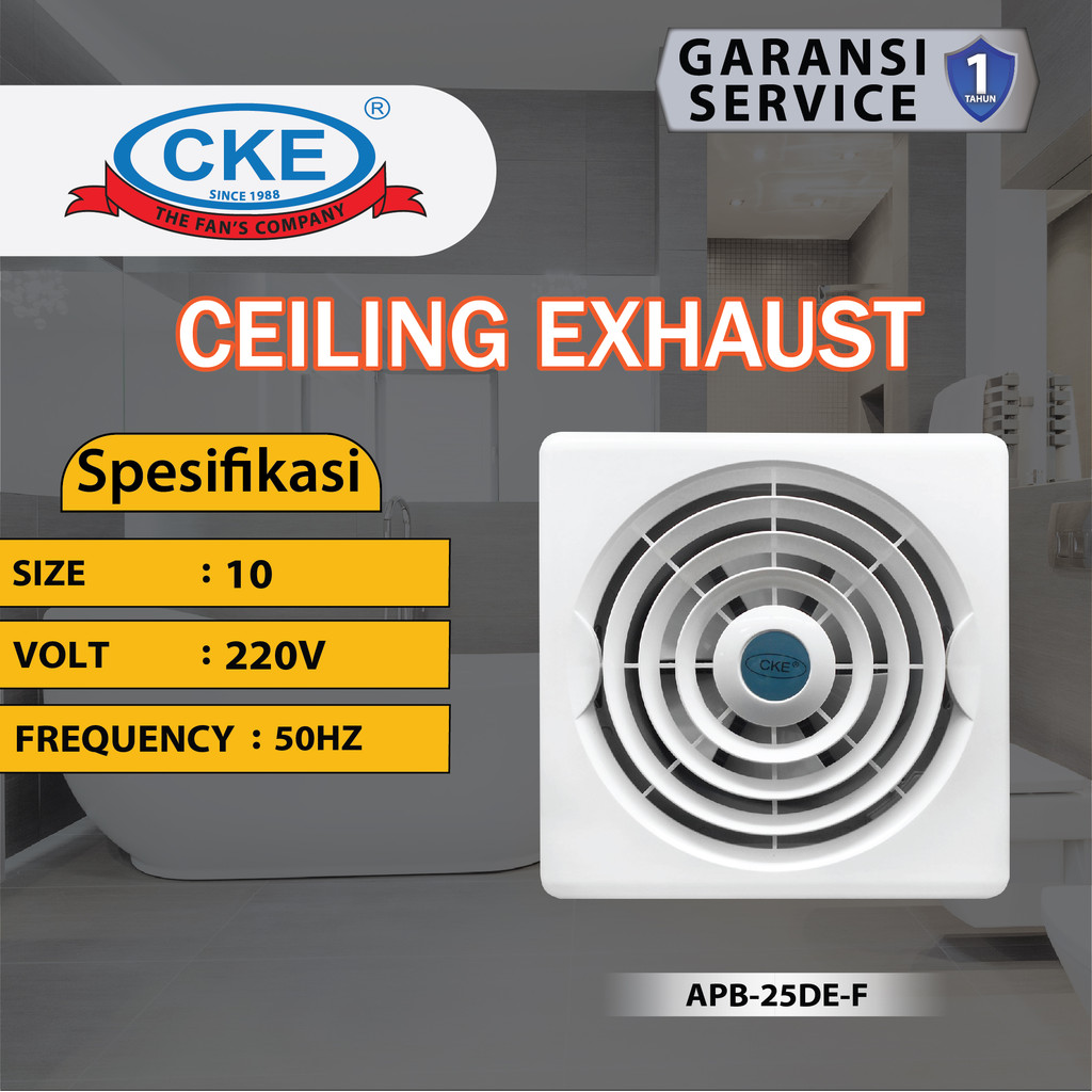 Celing Exhaust Fan 10 Inch Exhaust Plafon CKE