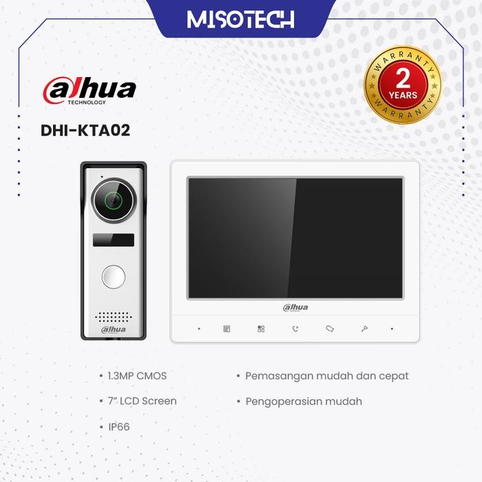 

VIDEO INTERCOM KIT DAHUA DHI-KTA02 ANALOG SMART HOME DOOR PHONE