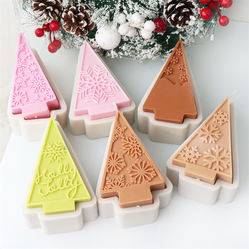 

Snowflake Candle Silicone Mold DIY Tree Aromatherapy Candle Handmade Candle Mould Gift Decoration
