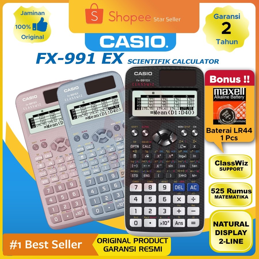 

Kalkulator Casio FX 991 EX