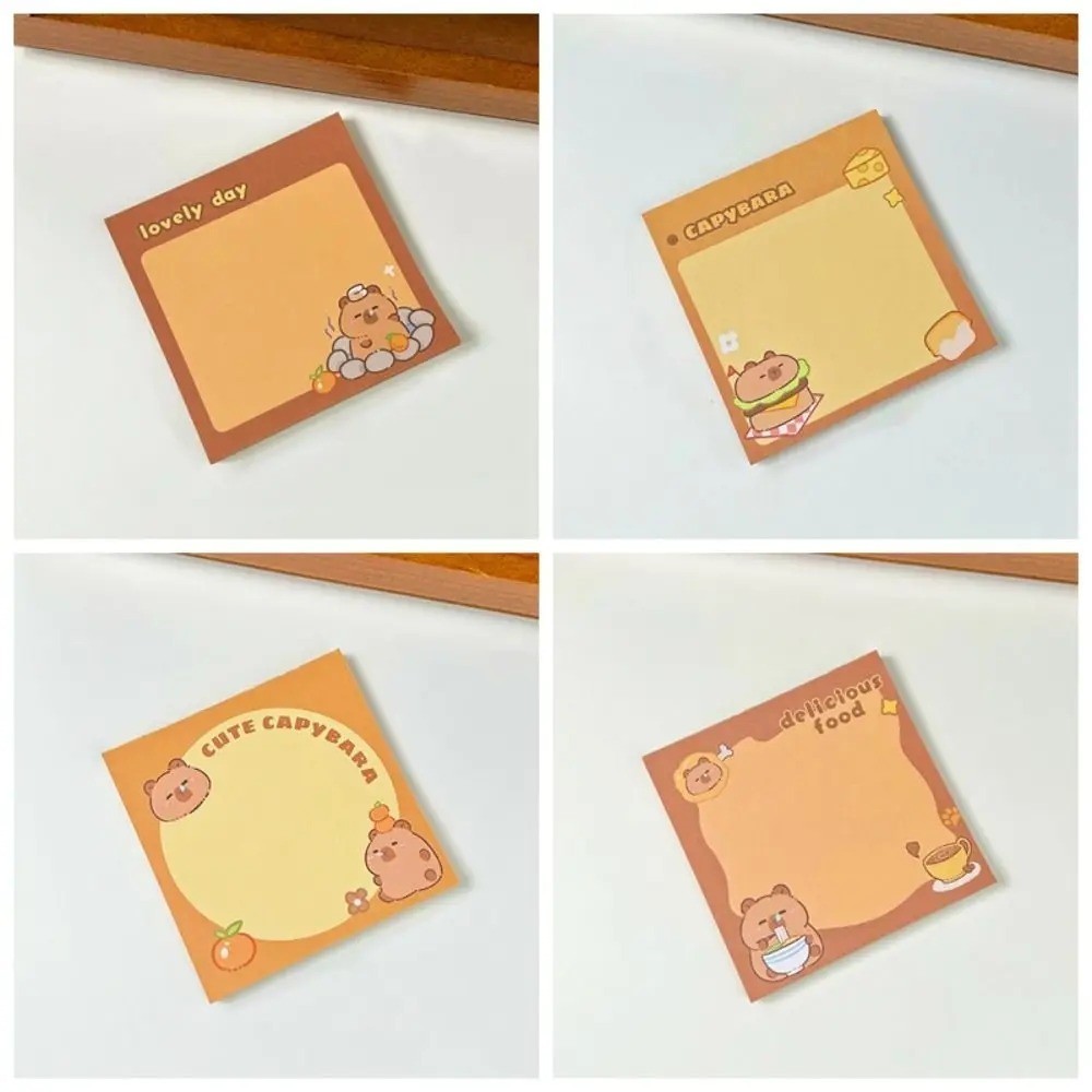 

[Kapibala Sticky Notes Capybara Dapat Merobek Catatan Sticky Paper Pesan Kantor Kertas Kreatif Akun Tangan Kreatif Bahan Perlengkapan Kantor Sekolah