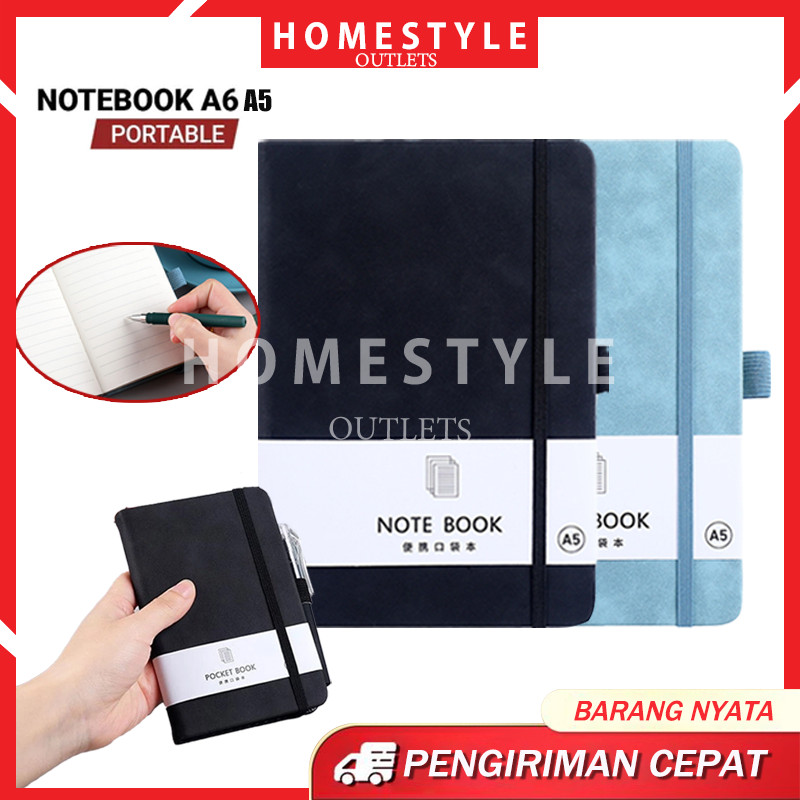 

Notebook A5 A6 Buku Catatan / 100 Lembar Notebook / Buku Tulis Agenda Tali / Daily Bbook Catatan