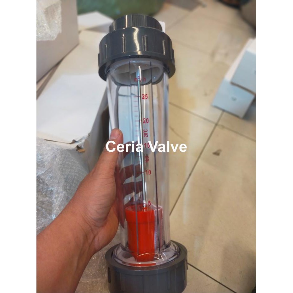 Rotameter Flowmeter 2'' inchi LZS-65D / Rotameter Tabung Pelastik 2'' Inchi LZS-65
