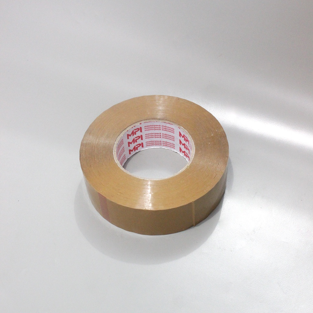 

[ 2 PCS ] Lakban Coklat JUMBO MPI 45 mm x 300 yard - Master Pack Indonesia Bandung