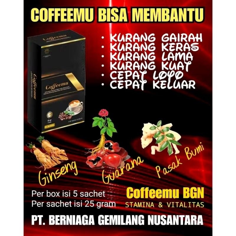 

Coffemu Stamina Pria/Kopi Stamina Pria Terbaik/Kopi Energi Pria Terlaris/Kopi Vitalitas Pria Original