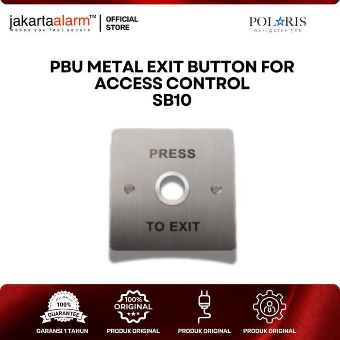 

Exit Button Stainless besar Access Control Door PBU-SB10