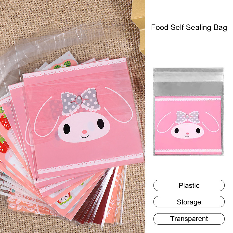 Apligod Food Self Sealing Bag Packaging Bag Biscuit Bag COD Cartoon Self-adhesive