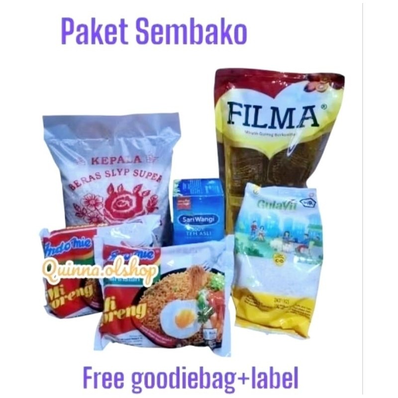

READY..Paket Sembako Hemat utk Berbagai acara... Free Goodie bag