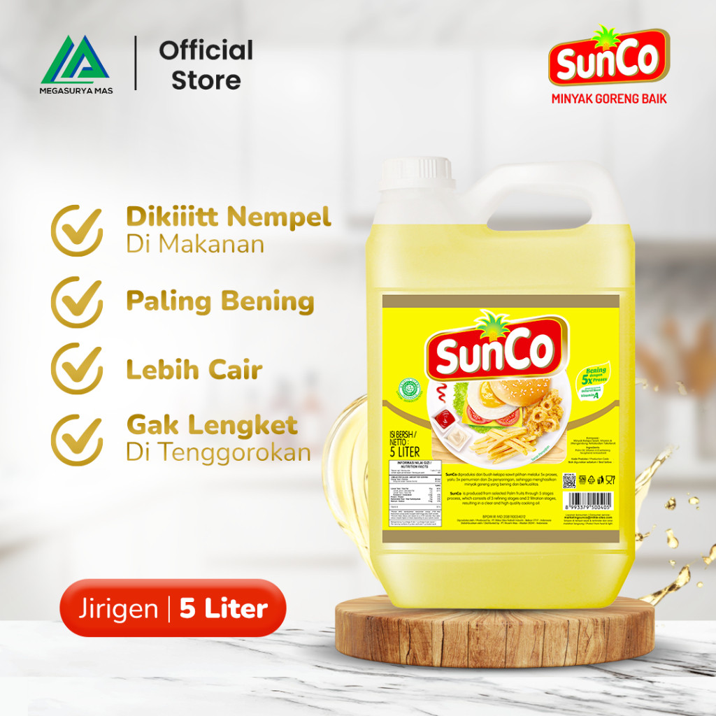 

SunCo Minyak Goreng Jerigen 5L