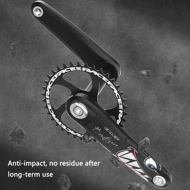 Enlee Cover Sticker Pelindung Crank Arm Sepeda Protektor Guard Anti Gores Anti Scratch, Frame Protec