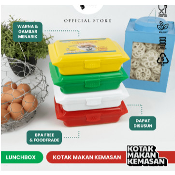 ASS KOTAK BEKAL BENTUK KEMASAN SNACK LUCU LUNCH BOX LUCU BPA FREE FOOD GRADE KOTAK MAKAN LUCU MODEL 