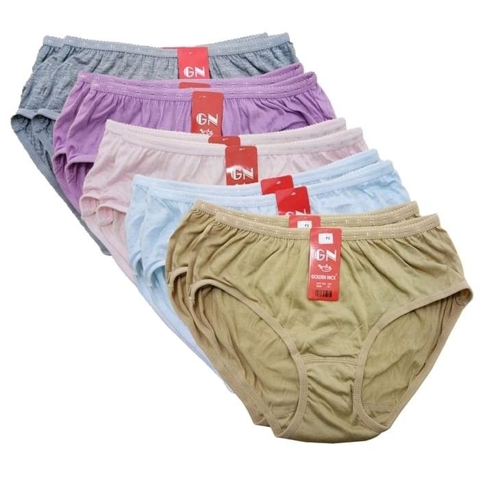 Paket 1 Lusin Cd Golden nick Bahan Katun untuk Wanita dengan Motif Cewek - Model Terbaru