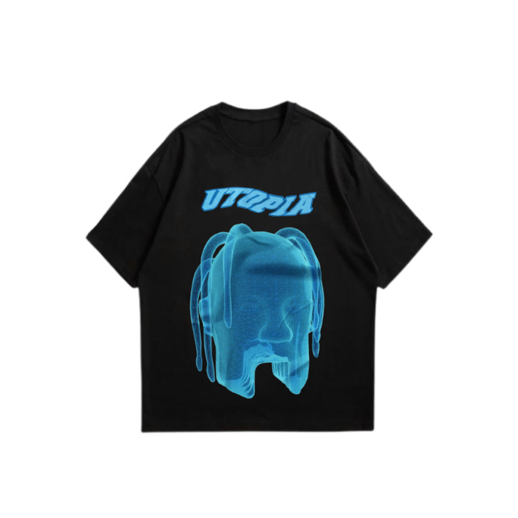 utopia blue travis scot black tshirt