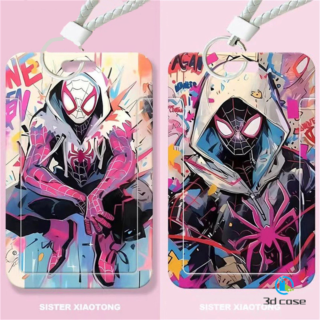

3dcase ID Card Holder Motif Kartun Spider Man Yang Trendi Korea | Tempat Pelindung Kartu Nama Photocard Sekolah Kantor Photocard Photo Card