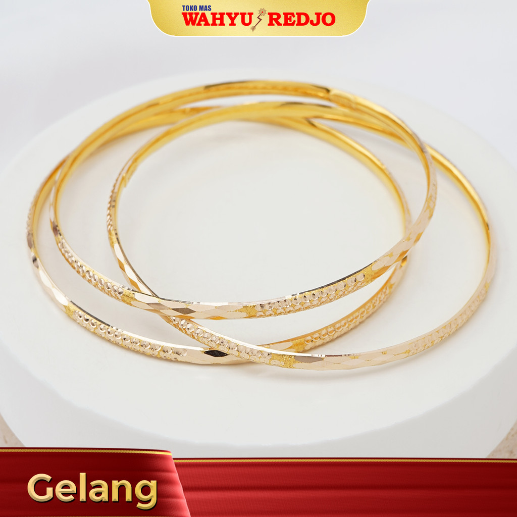 GELANG EMAS KADAR 16K WAHYU REDJO Size 6 VII